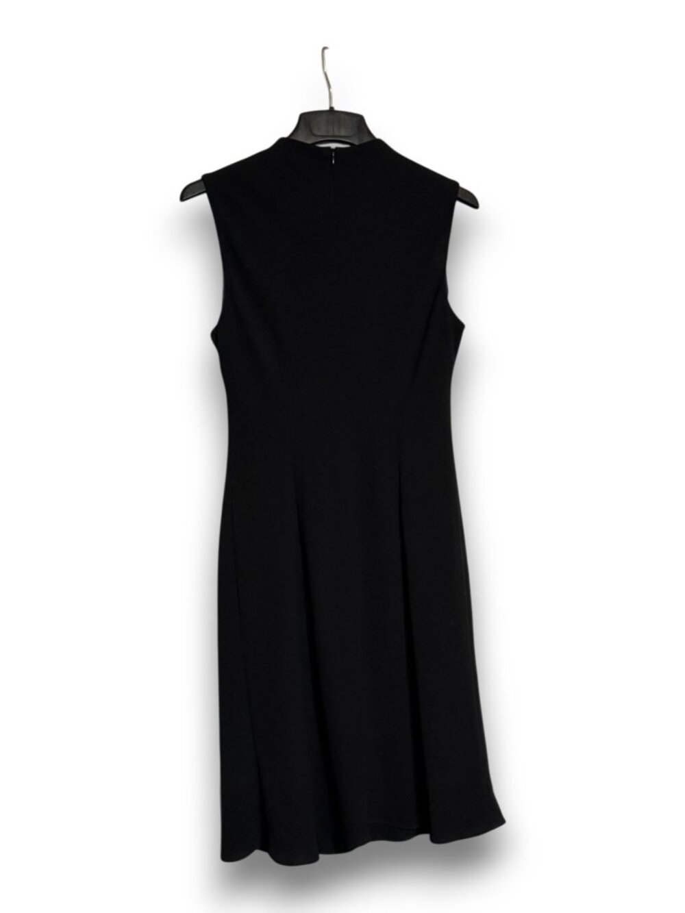 Evan Picone Women Black Beaded Mock Neck Sleeveless Sheath Dress Size 12 - Picture 6 of 11